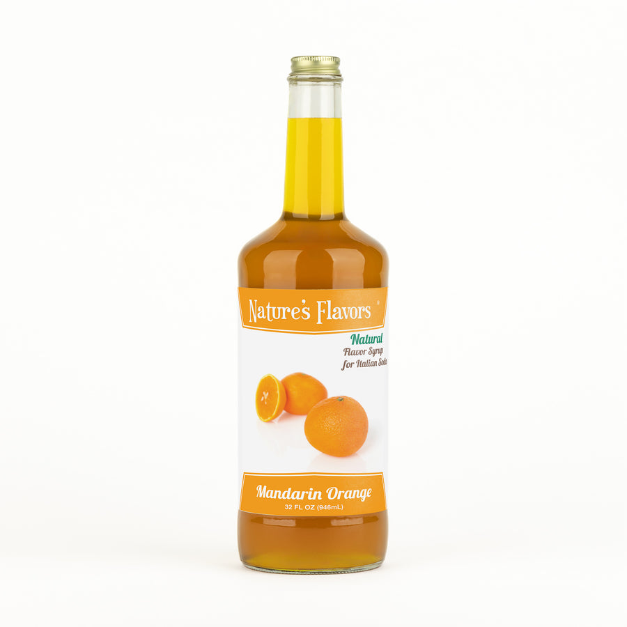 Mandarin Orange Italian Soda Syrup, Natural