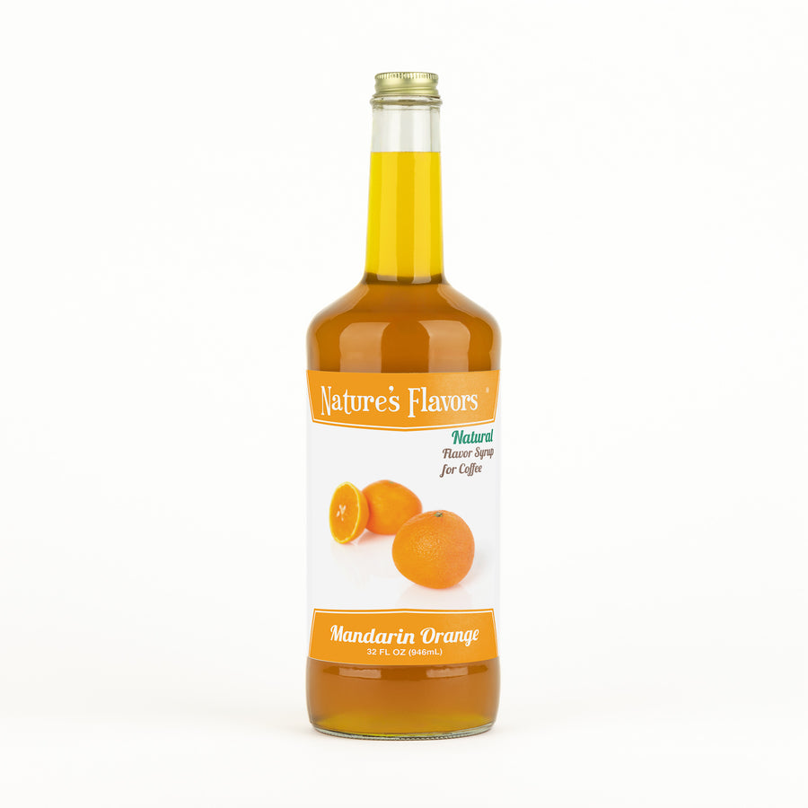 Mandarin Orange Coffee Syrup, Natural