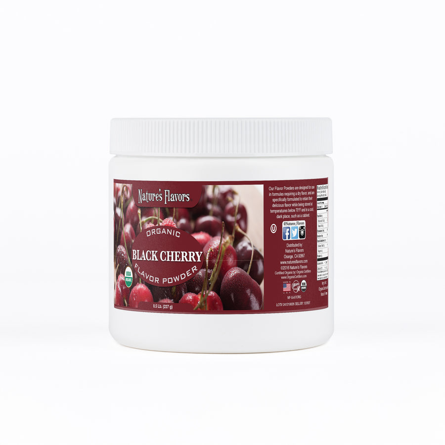 Black Cherry Flavor Powder, Organic