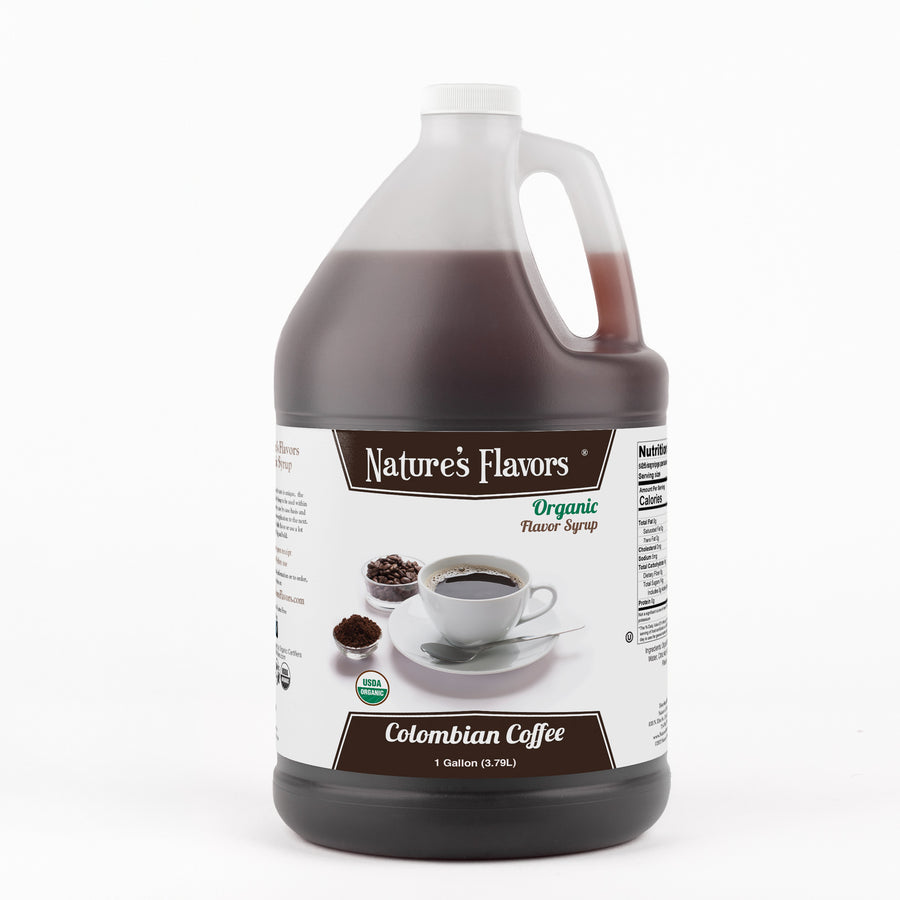 Colombian Coffee Flavor Syrup, Organic