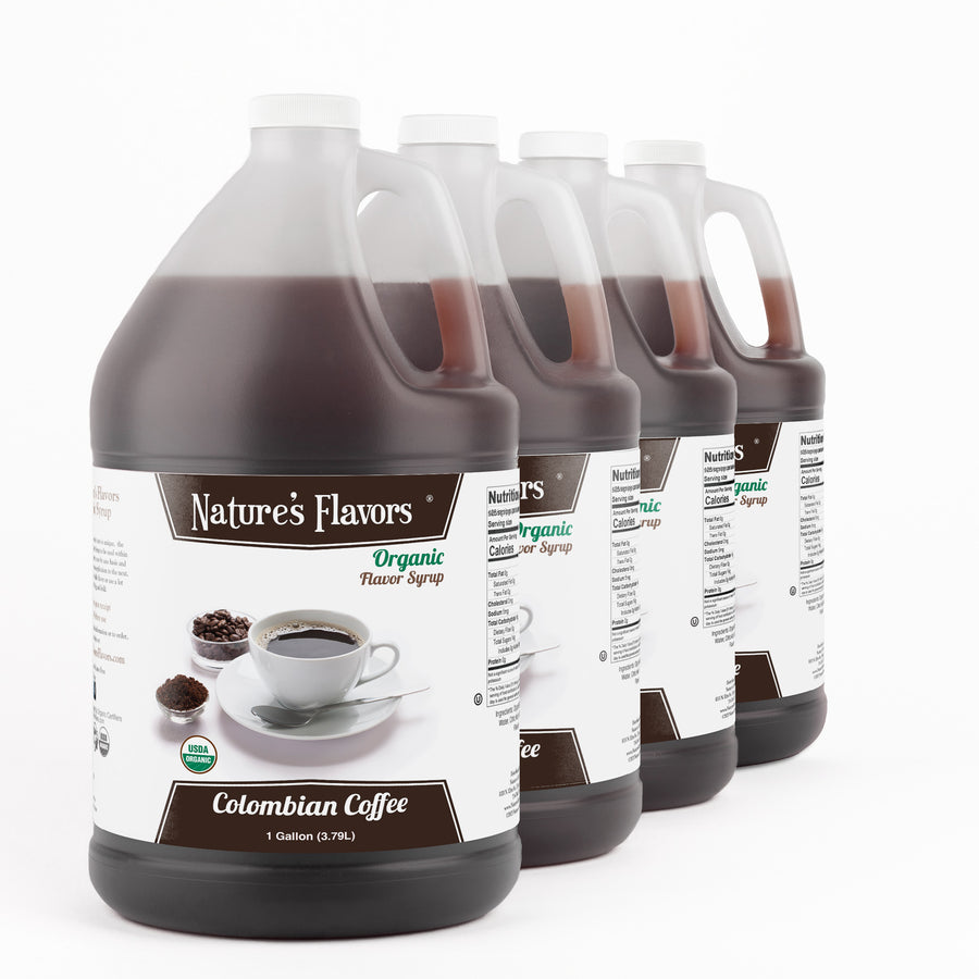Colombian Coffee Flavor Syrup, Organic