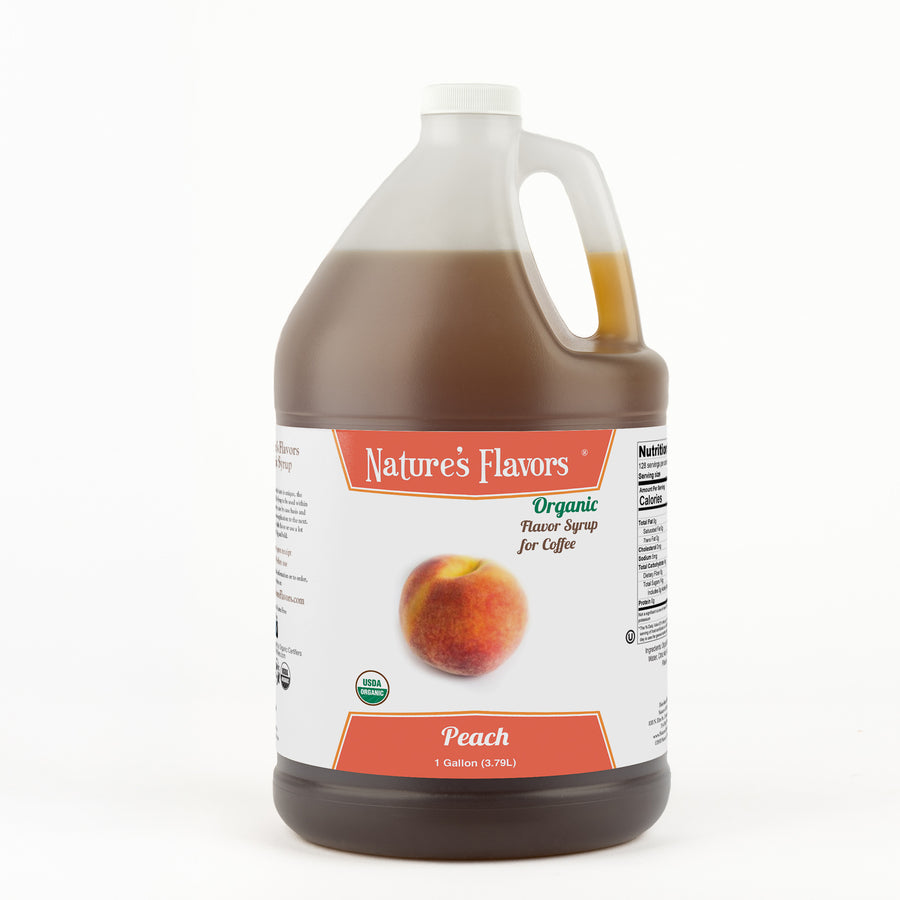 Peach Coffee Syrup, Organic