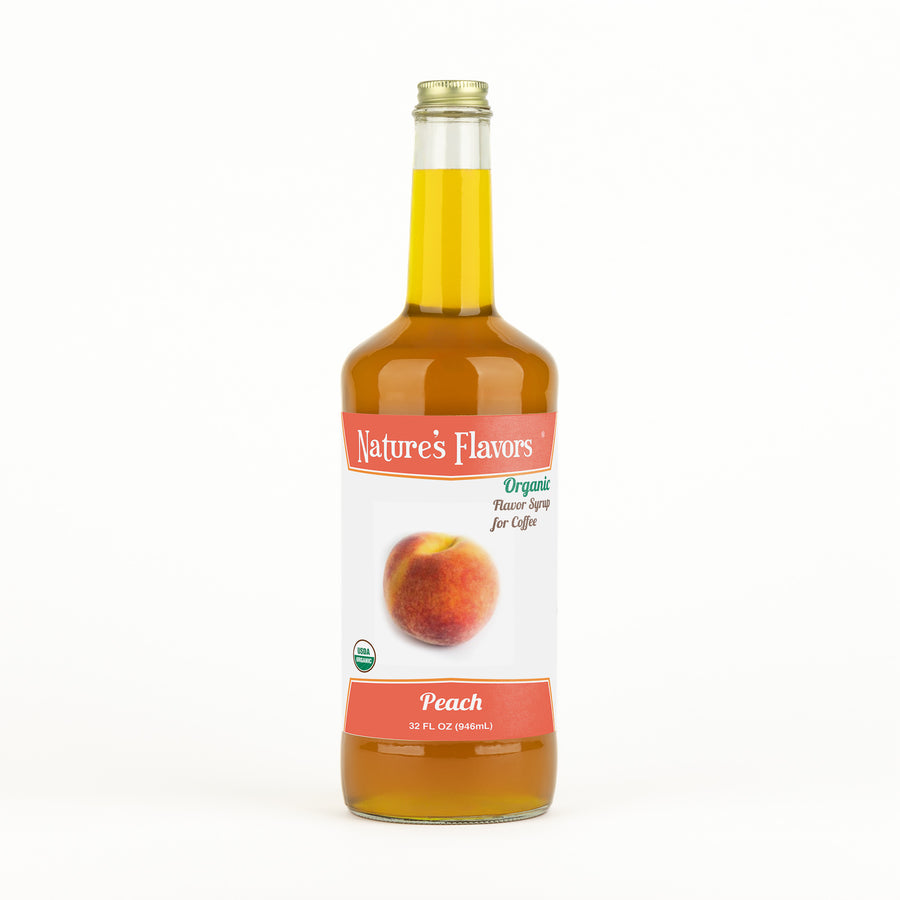 Peach Coffee Syrup, Organic