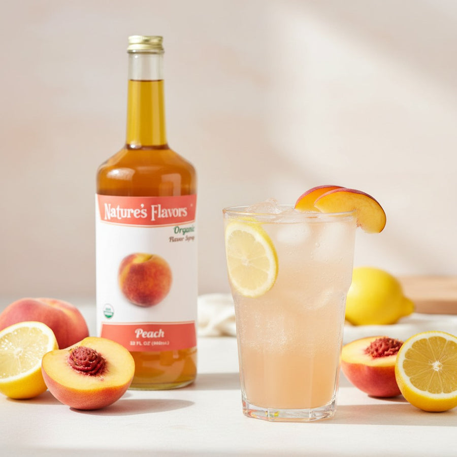 Peach Syrup, Organic