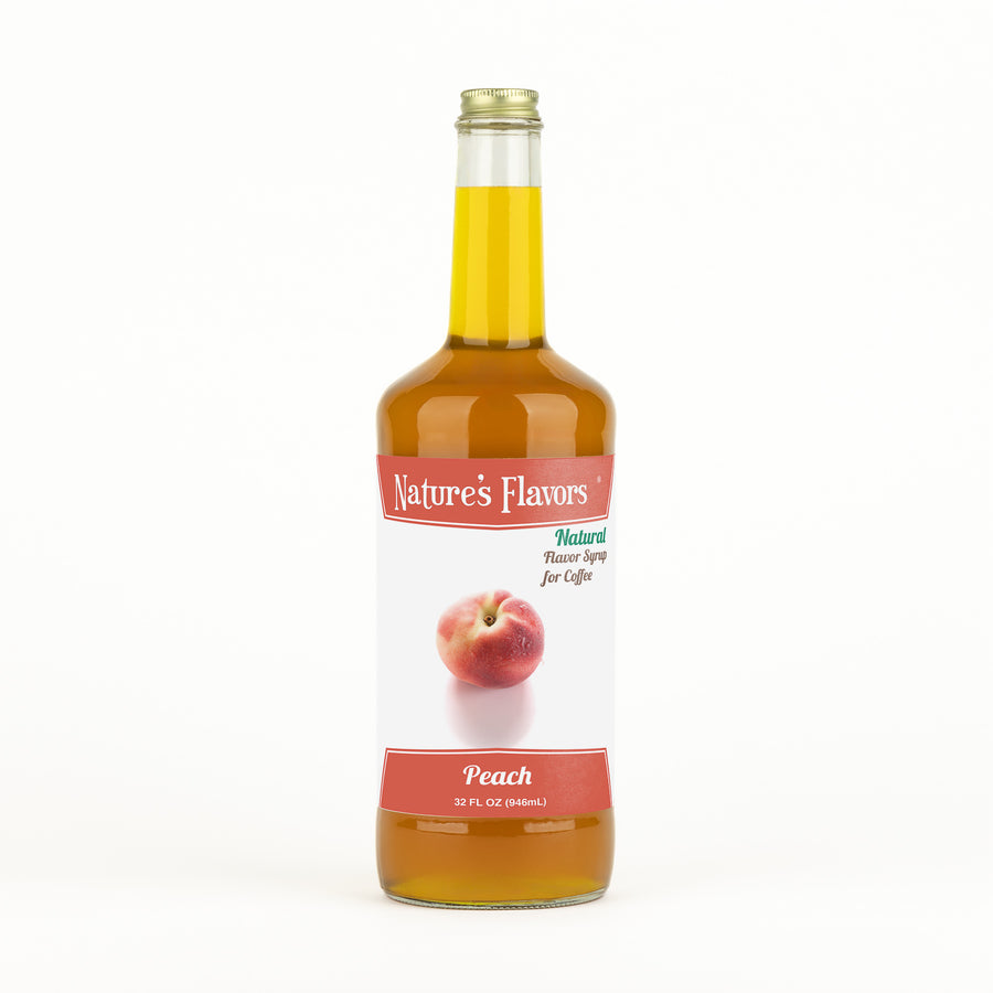 Peach Coffee Syrup, Natural