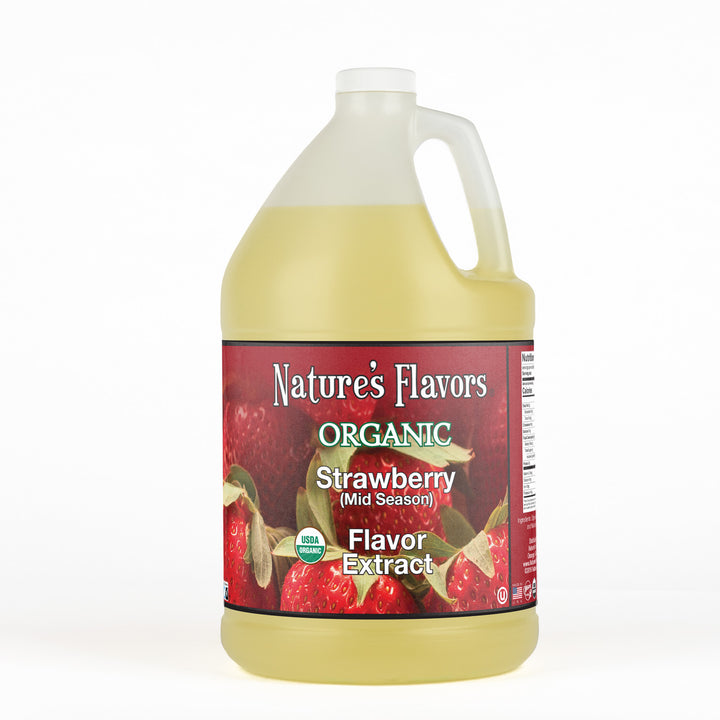 Strawberry (Mid Season) Flavor Extract, Organic