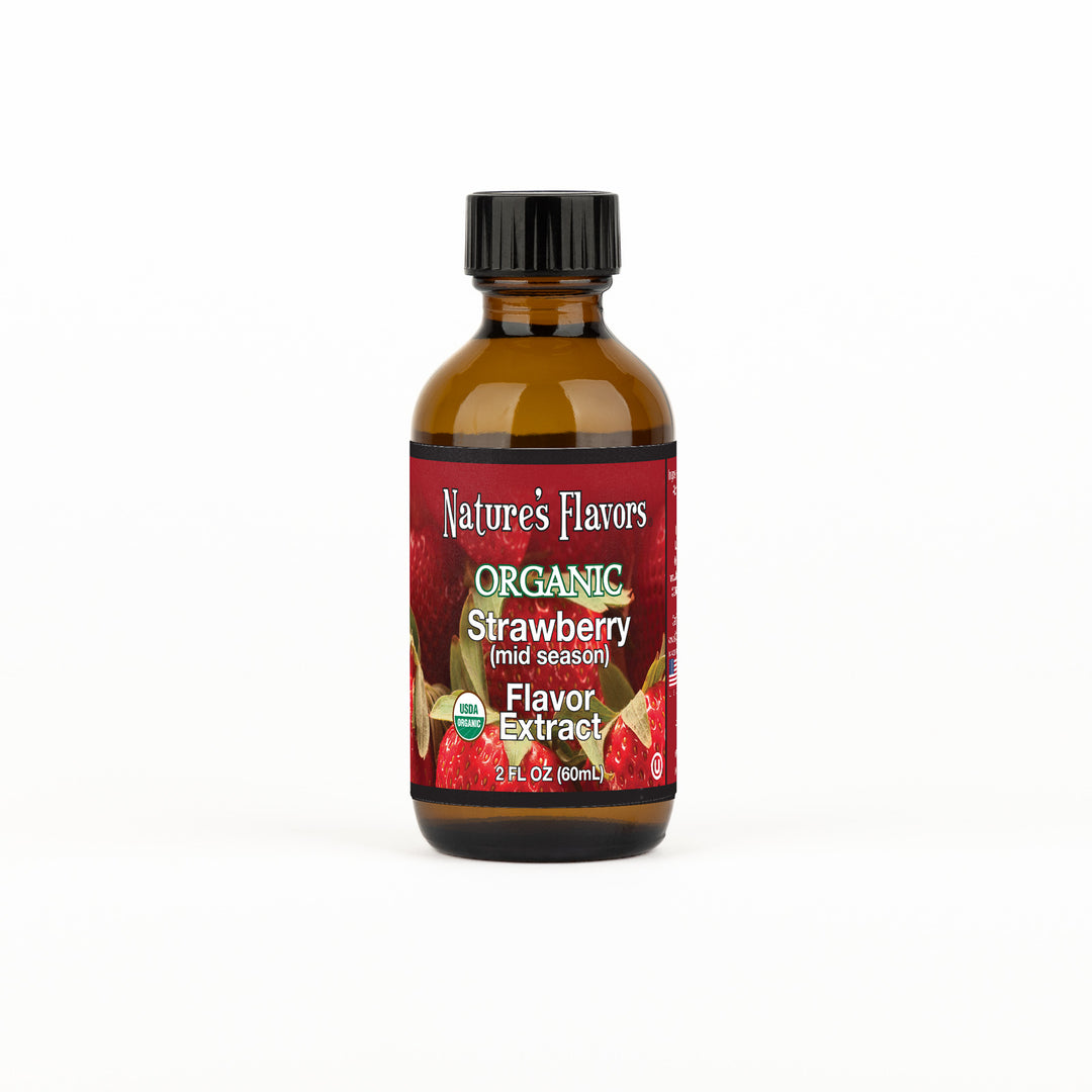 Strawberry (Mid Season) Flavor Extract, Organic