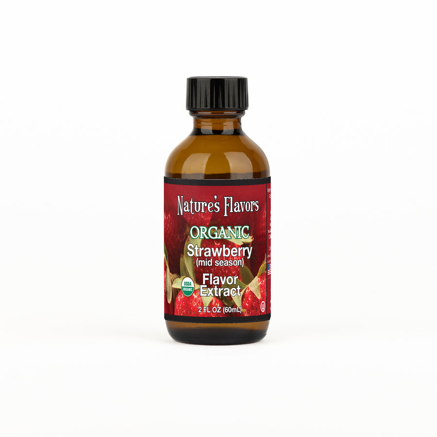 Strawberry (Mid Season) Flavor Extract, Organic