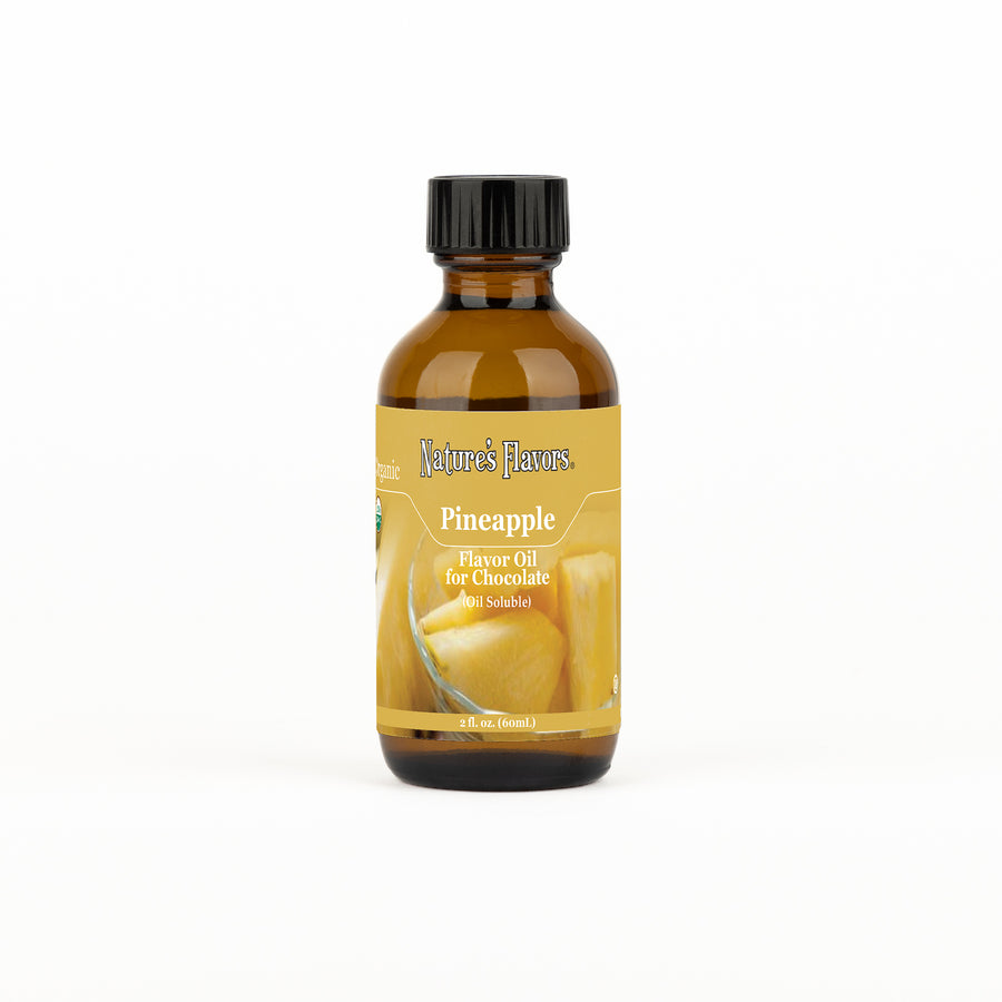 Pineapple Flavor Oil For Chocolate (Oil Soluble), Organic