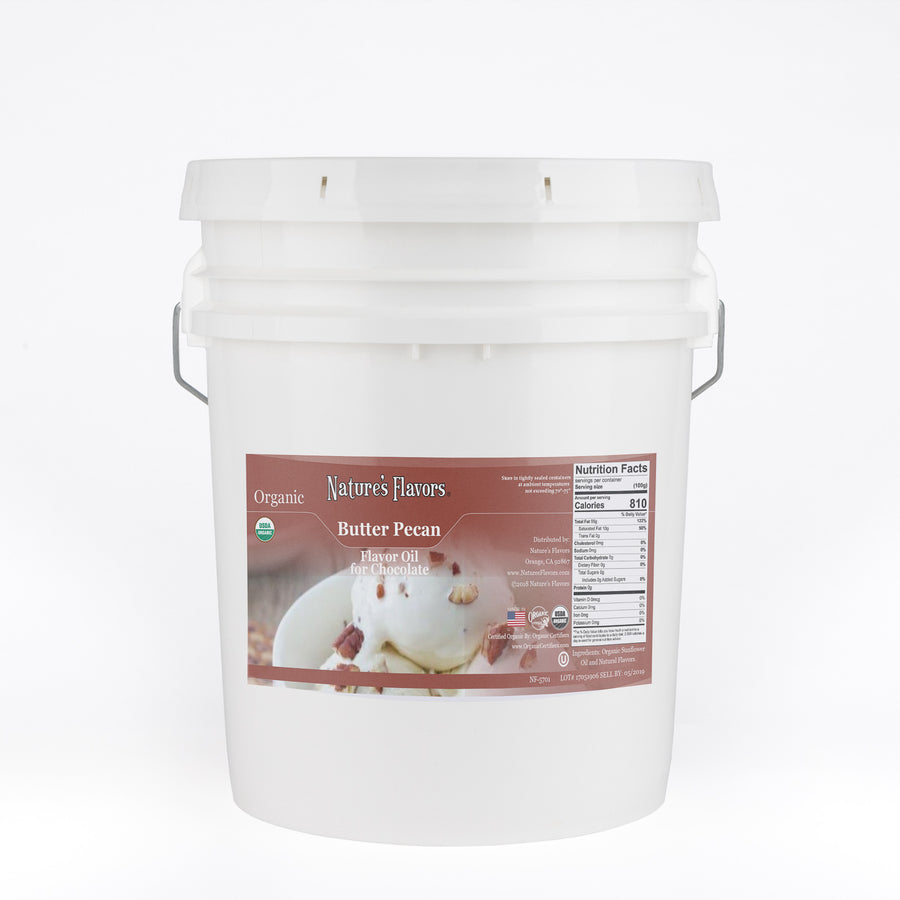 Organic Butter Pecan Flavor Oil For Chocolate