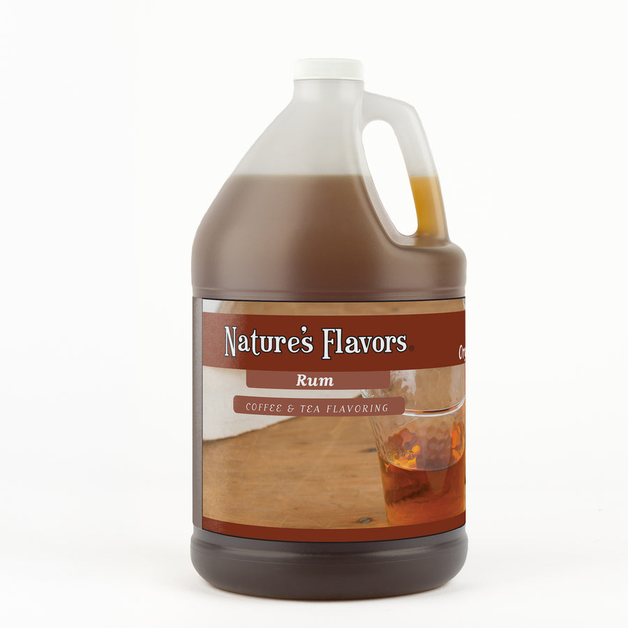 Organic Rum Coffee and Tea Flavor Without Diacetyl