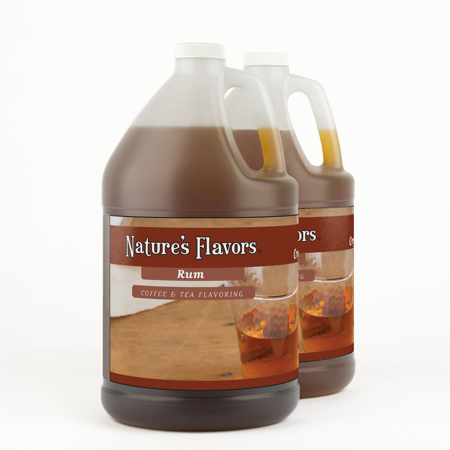 Organic Rum Coffee and Tea Flavor Without Diacetyl