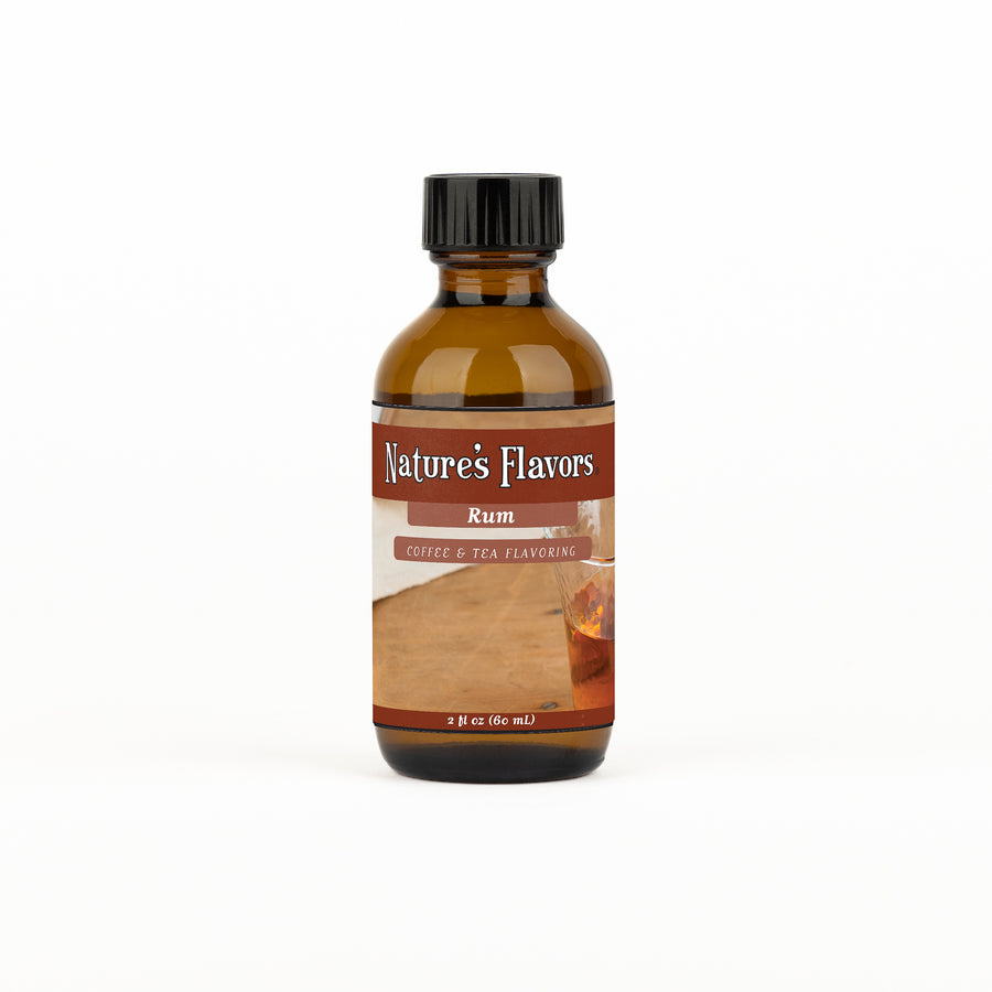 Organic Rum Coffee and Tea Flavor Without Diacetyl