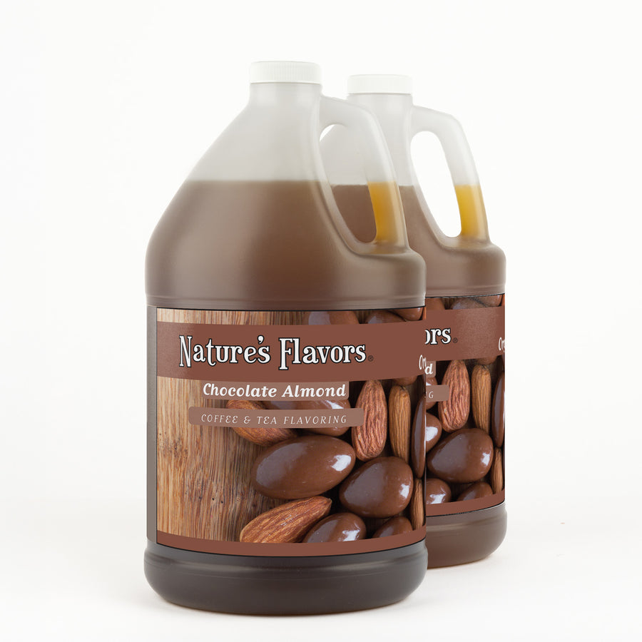 Organic Chocolate Almond Coffee and Tea Flavoring Without Diacetyl