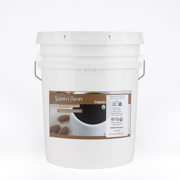 Organic Almond Cappuccino Coffee and Tea Flavoring