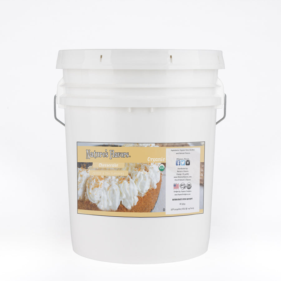 Organic Cheesecake Coffee and Tea Flavor Without Diacetyl