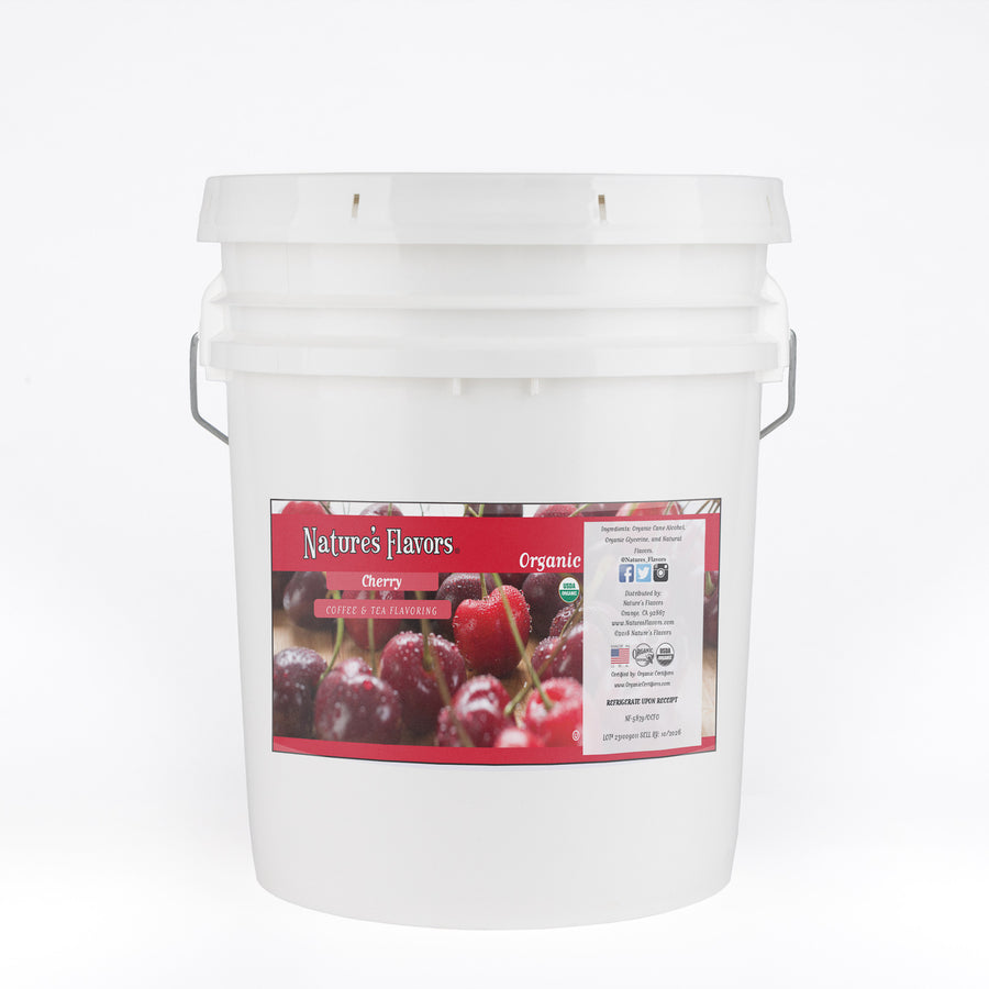 Organic Cherry Coffee and Tea Flavoring Without Diacetyl
