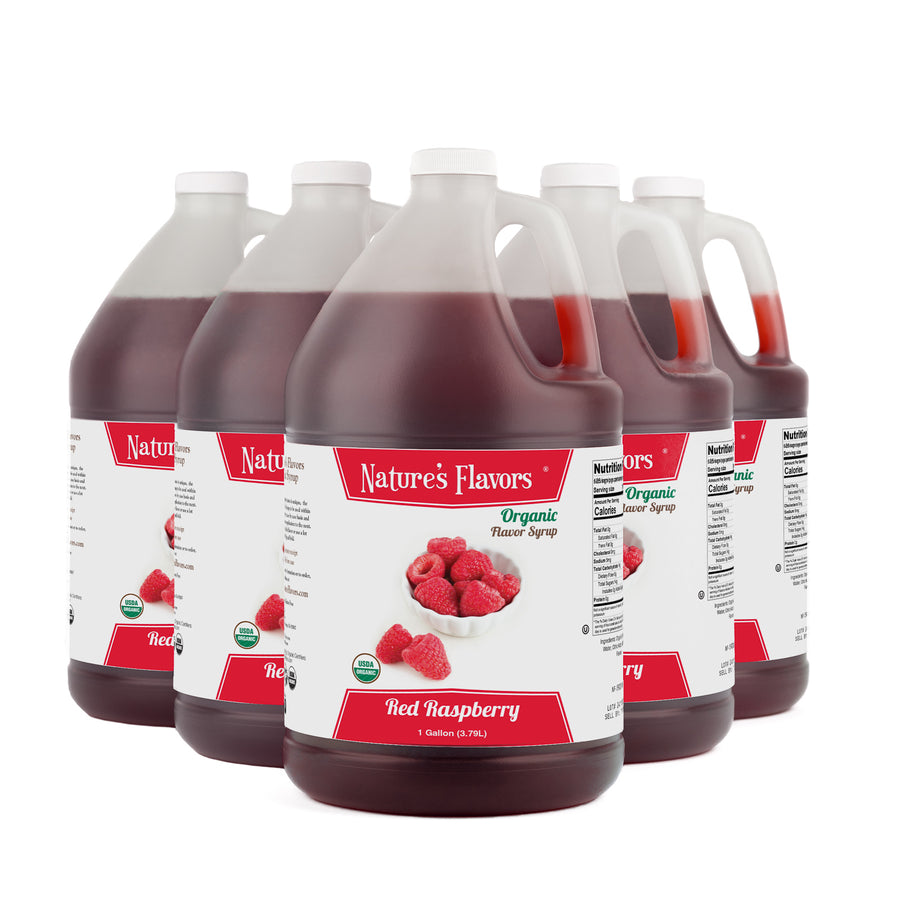 Red Raspberry Syrup, Organic