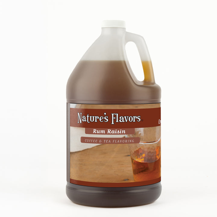 Organic Rum Raisin Coffee and Tea Flavor Without Diacetyl