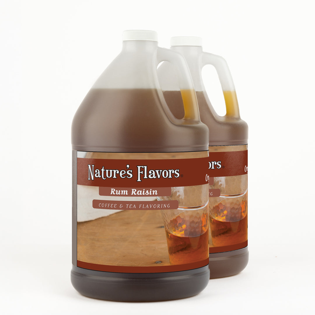 Organic Rum Raisin Coffee and Tea Flavor Without Diacetyl