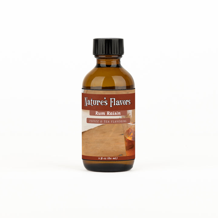 Organic Rum Raisin Coffee and Tea Flavor Without Diacetyl