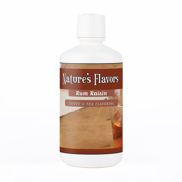 Organic Rum Raisin Coffee and Tea Flavor Without Diacetyl
