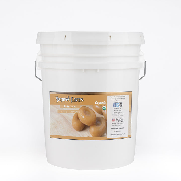 Butterscotch Coffee and Tea Flavor without Diacetyl