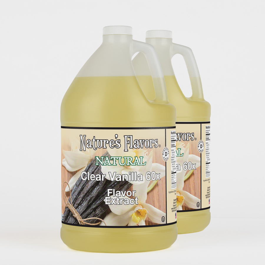 Natural Clear Vanilla Flavor Extract Without Diacetyl 60X