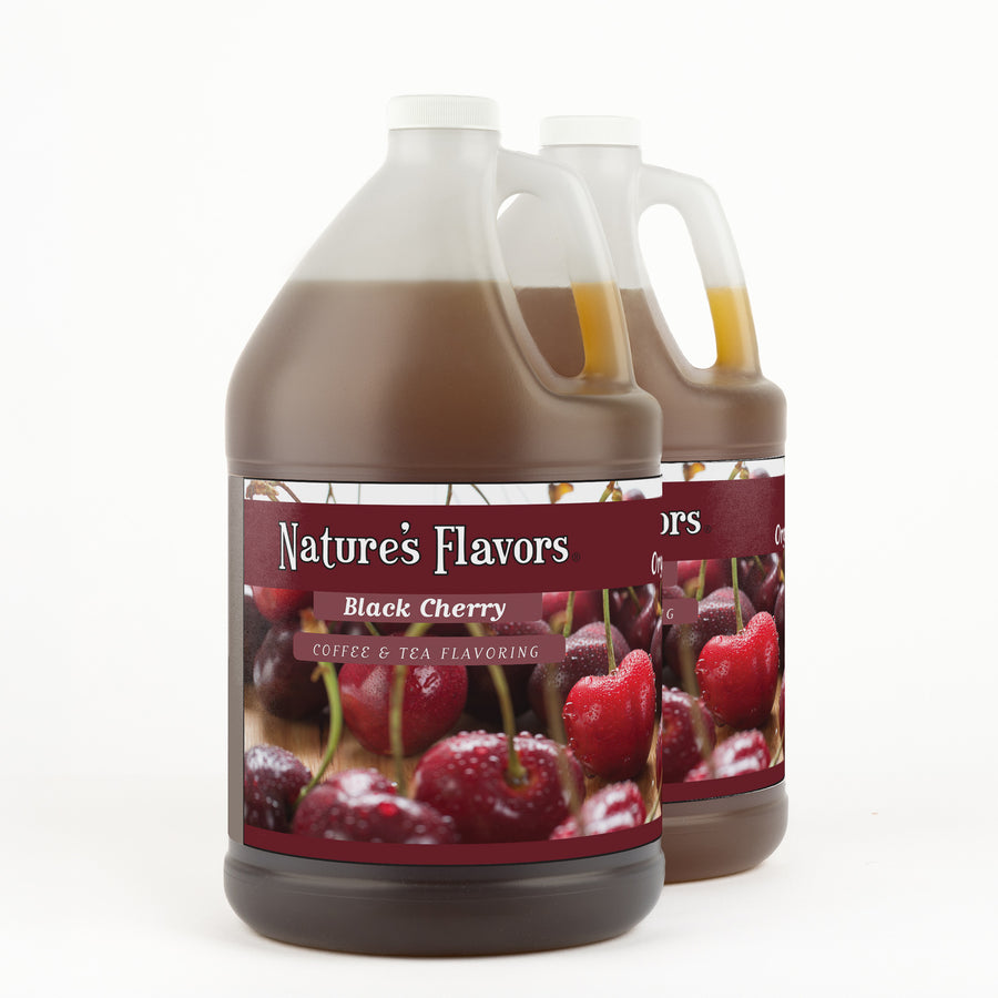 Organic Black Cherry Coffee and Tea Flavoring Without Diacetyl