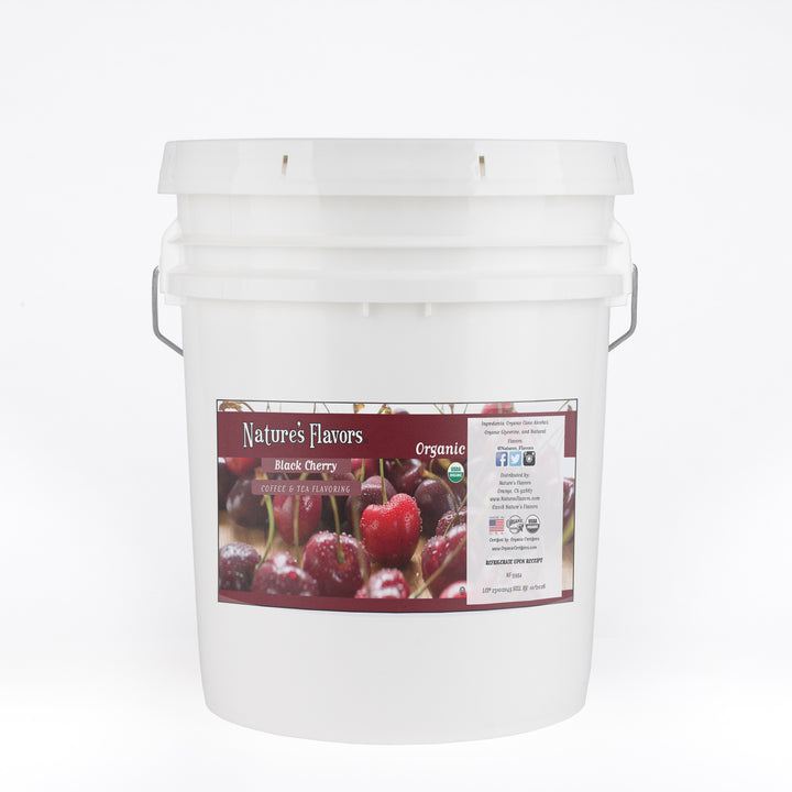 Organic Black Cherry Coffee and Tea Flavoring Without Diacetyl