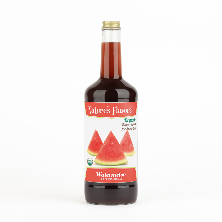 Watermelon Snow Cone Syrup, Organic