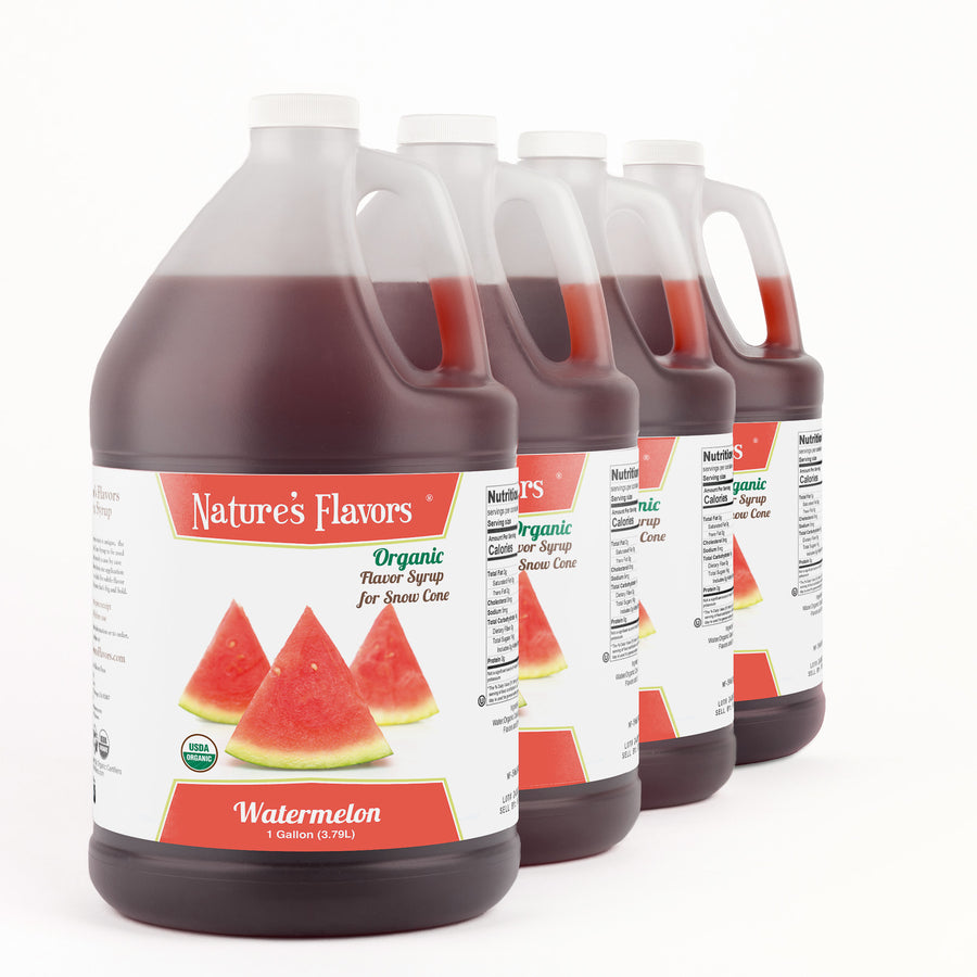 Watermelon Snow Cone Syrup, Organic
