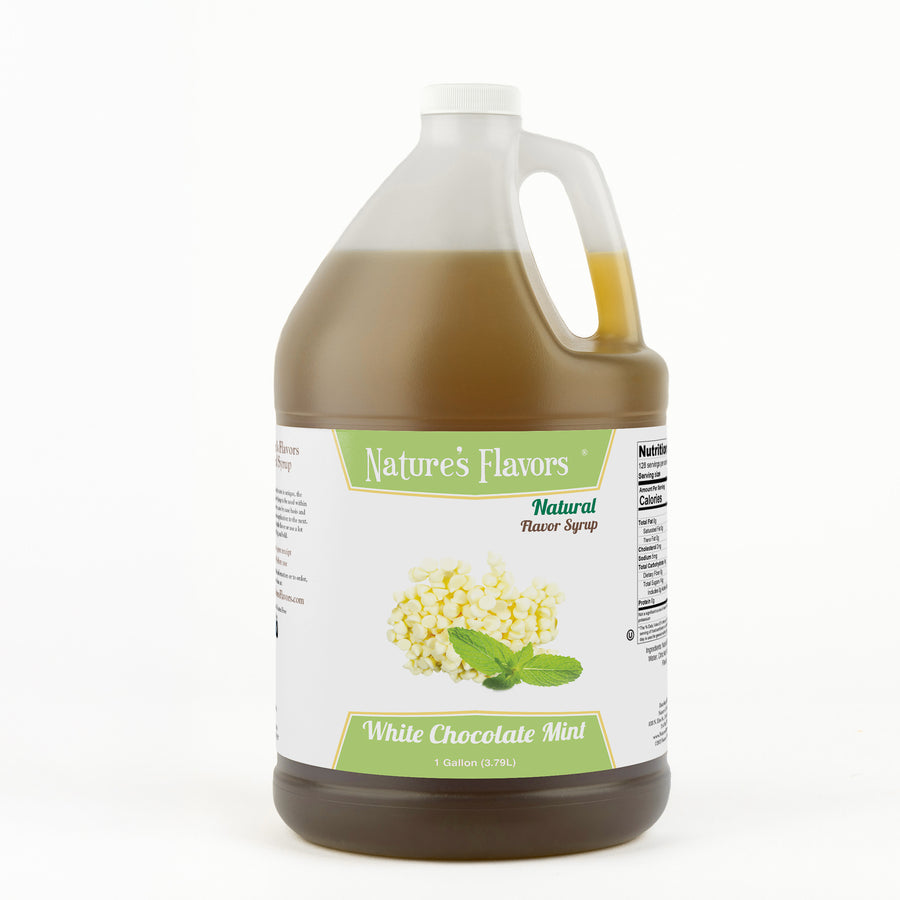 White Chocolate Mint Syrup, Natural