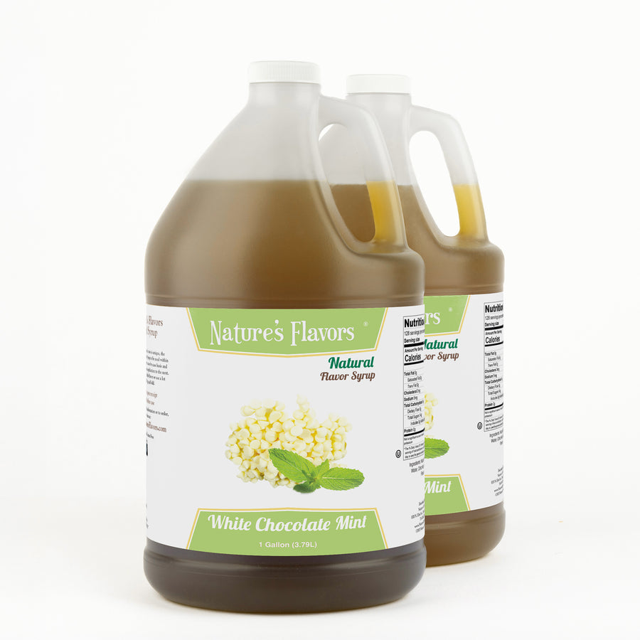 White Chocolate Mint Syrup, Natural