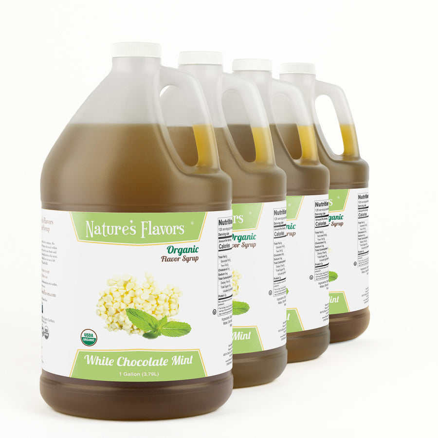 White Chocolate Mint Syrup, Organic