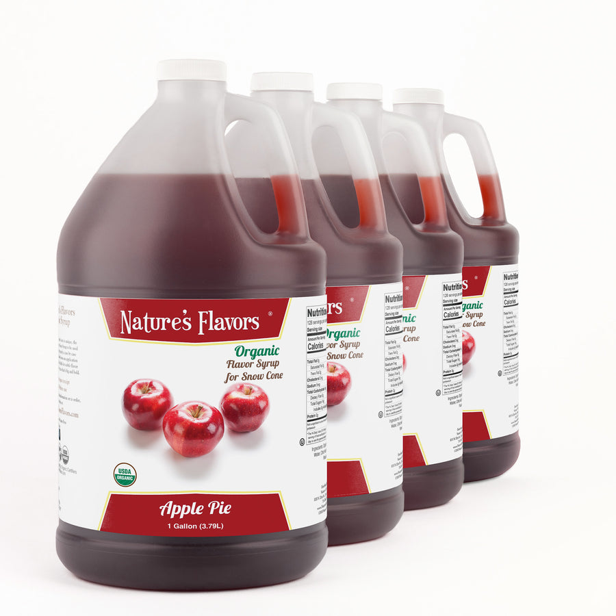Apple Pie Snow Cone Syrup, Organic