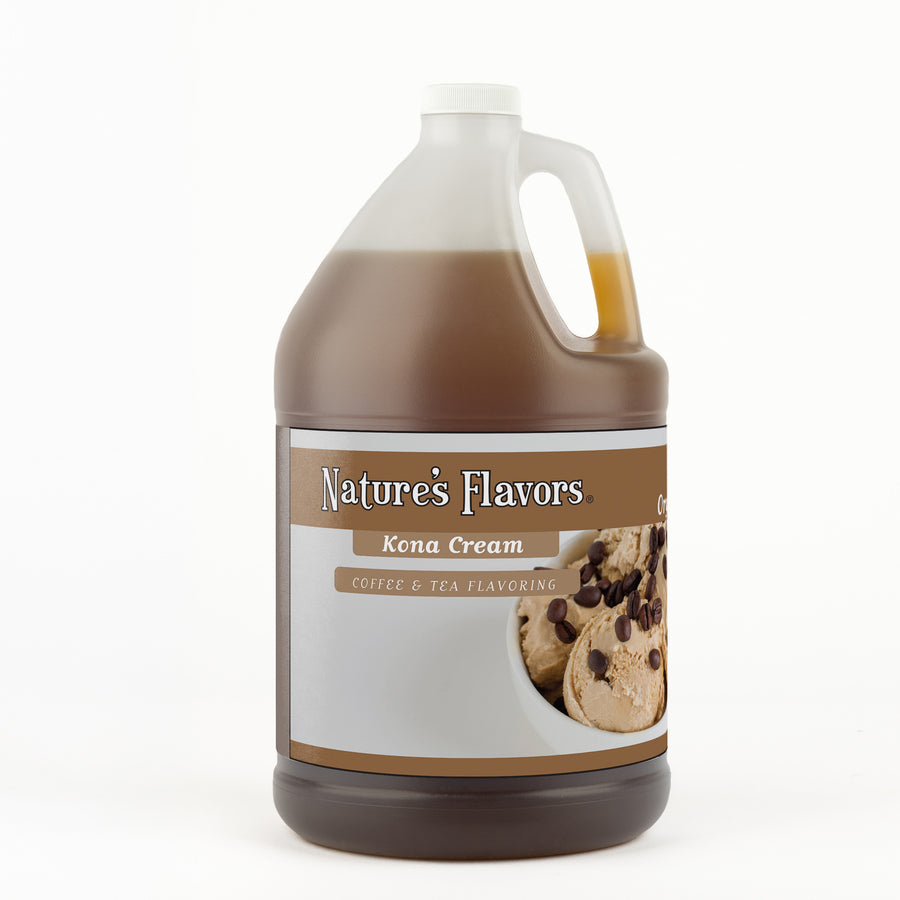 Organic Kona Cream Coffee and Tea Flavoring Without Diacetyl