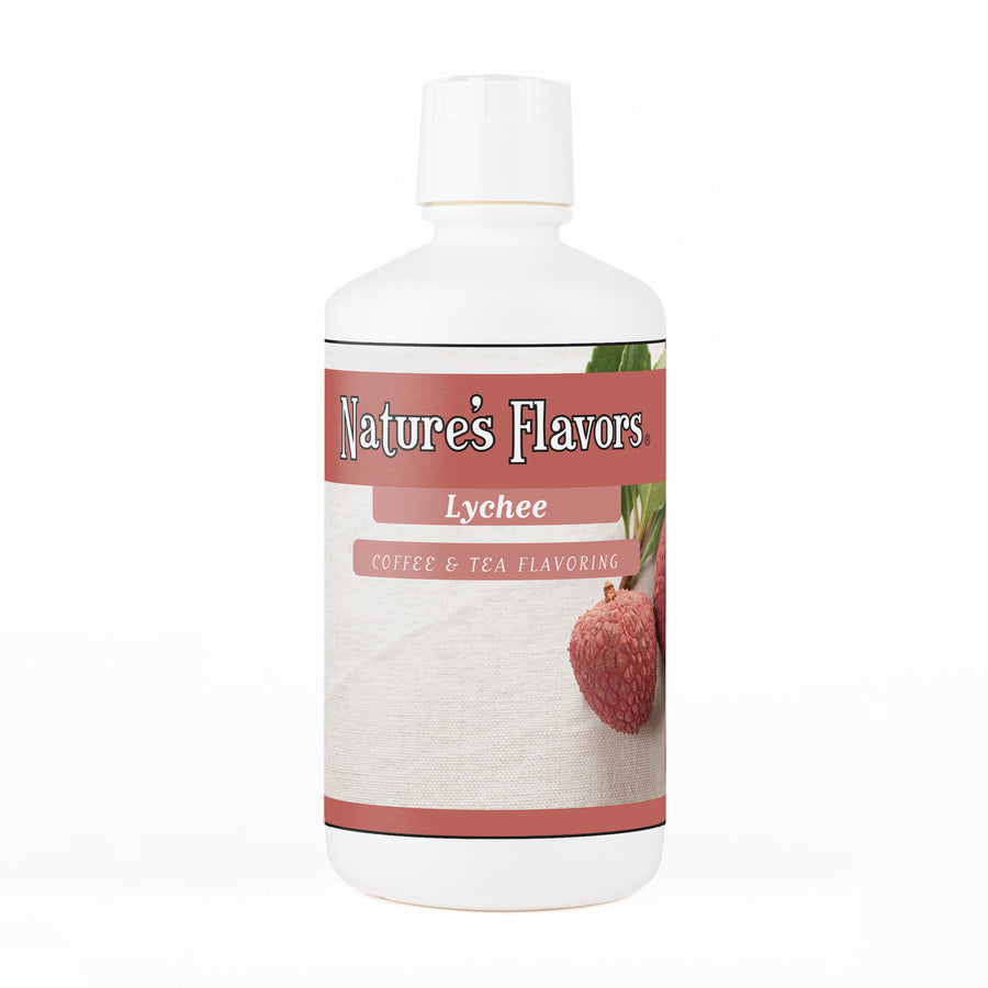 Organic Lychee Coffee and Tea Flavor Without Diacetyl