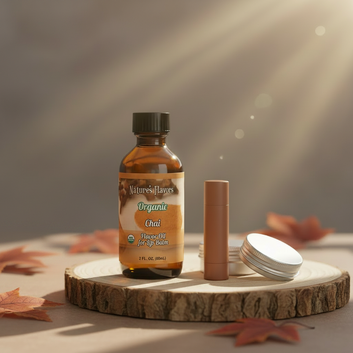 Organic Chai Flavor Oil for Lip Balm
