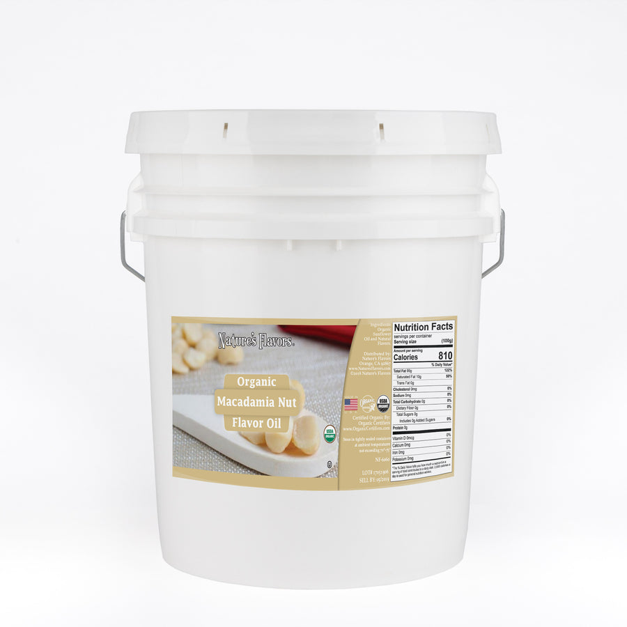 Macadamia Nut Flavor Oil, Organic