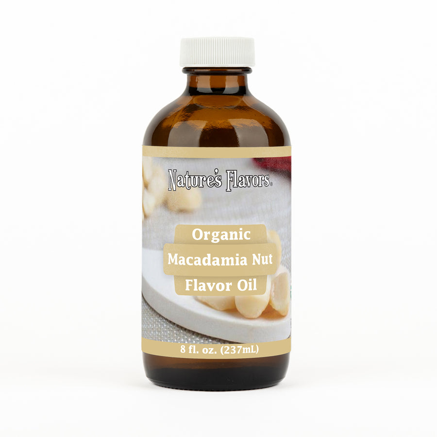 Macadamia Nut Flavor Oil, Organic