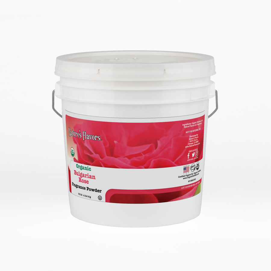 Organic Bulgarian Rose Fragrance Powder
