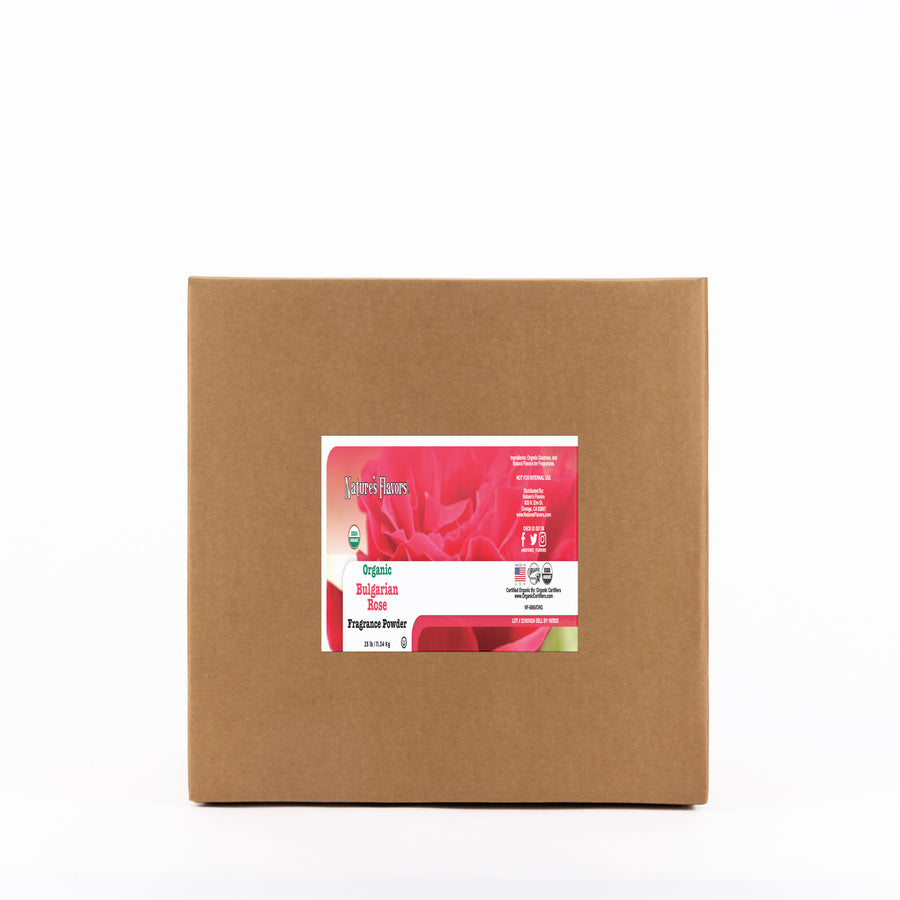 Organic Bulgarian Rose Fragrance Powder
