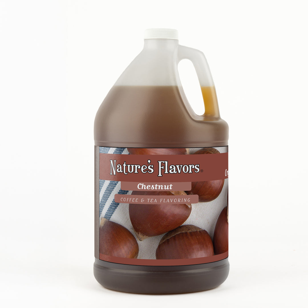 Organic Chestnut Coffee and Tea Flavoring Without Diacetyl