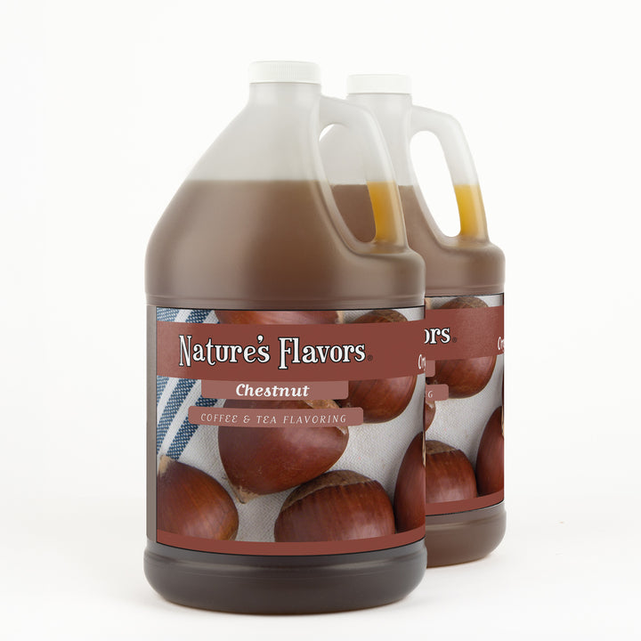Organic Chestnut Coffee and Tea Flavoring Without Diacetyl
