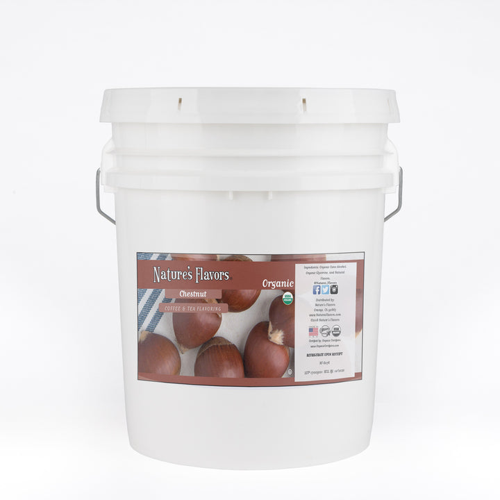 Organic Chestnut Coffee and Tea Flavoring Without Diacetyl