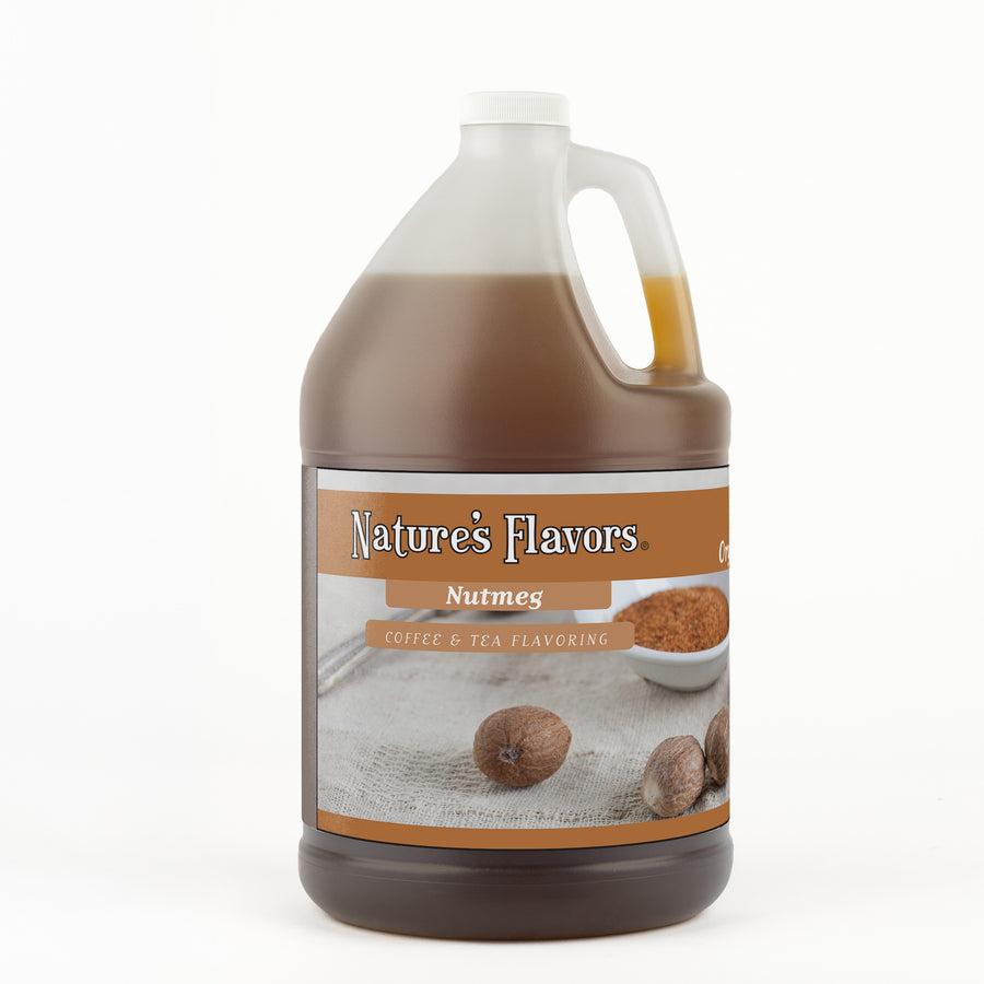Organic Nutmeg Coffee and Tea Flavor Without Diacetyl