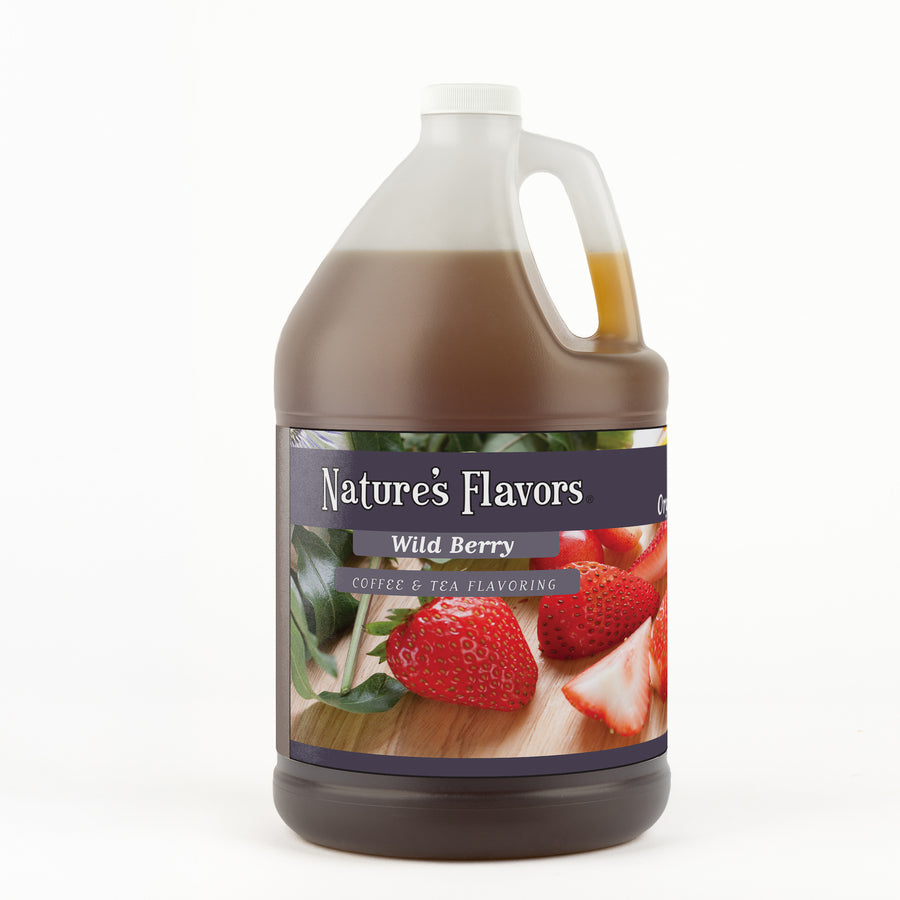 Organic Wild Berry Coffee and Tea Flavor Without Diacetyl