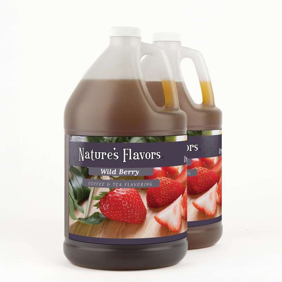 Organic Wild Berry Coffee and Tea Flavor Without Diacetyl