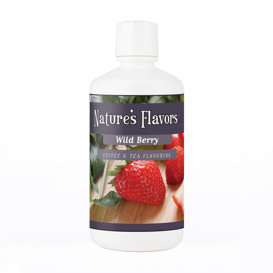 Organic Wild Berry Coffee and Tea Flavor Without Diacetyl